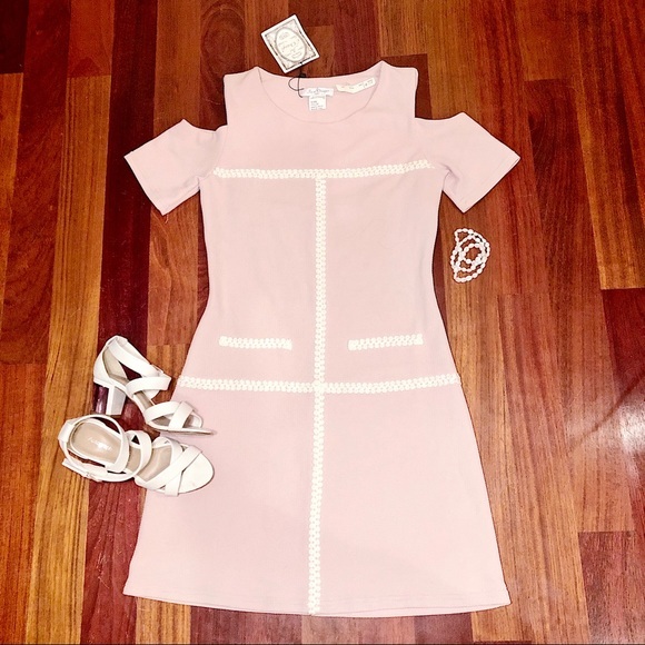 NWT Blush Knit Sheath Dress - Picture 1 of 13